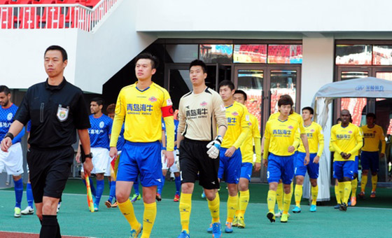 于貴君搶點(diǎn)頭槌晃飛門將 海牛主場(chǎng)平河北