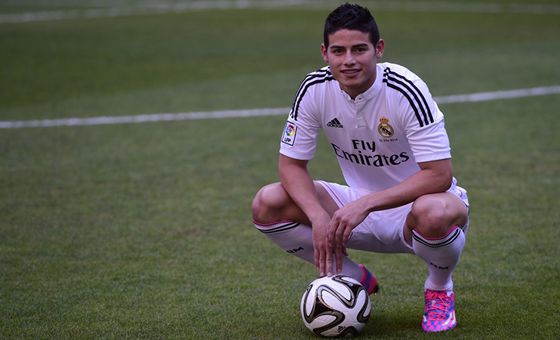 皇馬官方宣布J羅加盟 “金靴”得主簽約6年