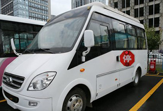 先睹為快!青島迷你公交曝光