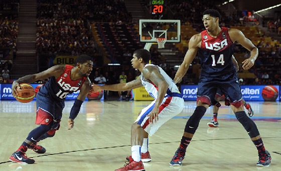 男籃世界杯：美國(guó)小組頭名出線 西班牙大勝法國(guó)