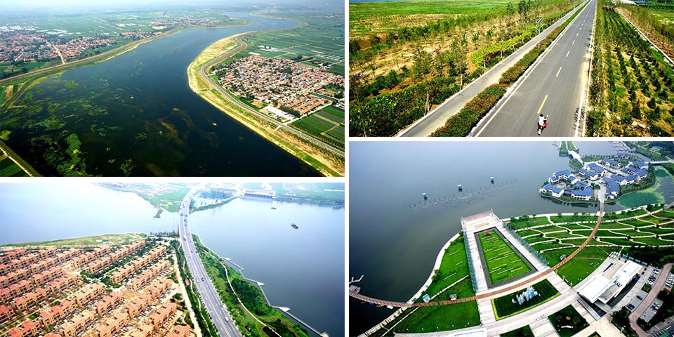 【獨(dú)家】空中鳥(niǎo)瞰：大沽河畔旖旎風(fēng)光惹人醉