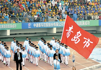 省運會首日青島軍團金牌破百 省運會首日青島軍團金牌破百