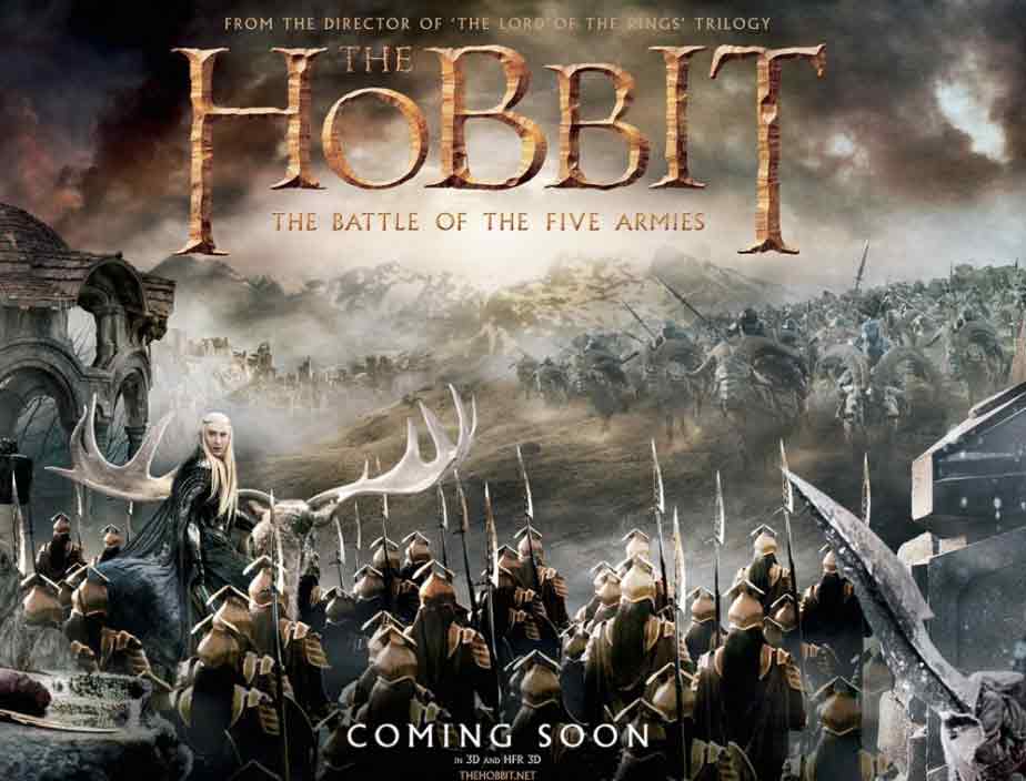 《霍比特人3》發(fā)布全景海報