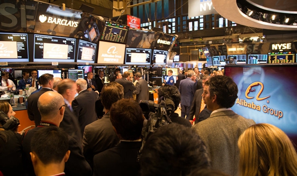 阿里上市成美歷史最大IPO