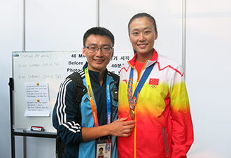 亞運(yùn)中國(guó)第100金青島姑娘造！