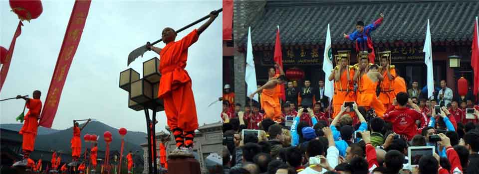少林武術(shù)節(jié)開(kāi)幕 7萬(wàn)少林弟子布陣迎客