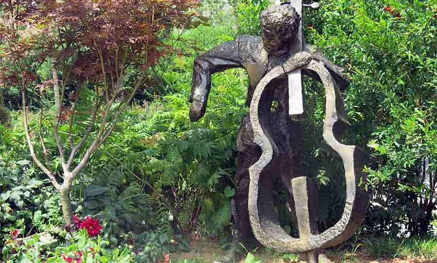 墨西哥風(fēng)情園的音樂元素的景觀小品