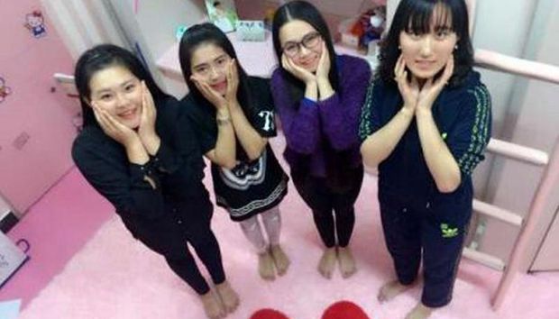 大學生打造粉嫩夢幻寢室被贊“萌萌噠”