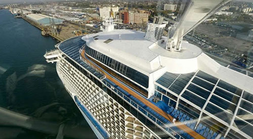 最先進(jìn)郵輪將啟航 堪比“海上城市”