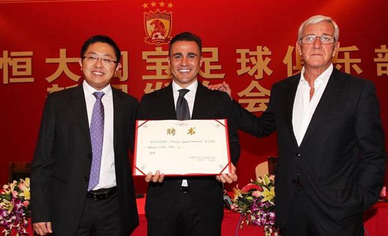 恒大宣布里皮仍為主帥 卡納瓦羅任執(zhí)行教練