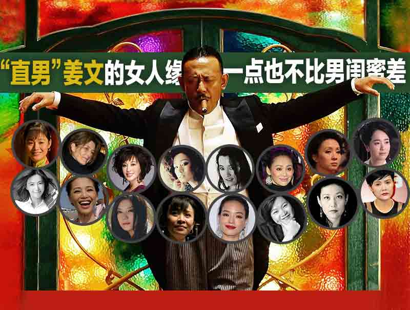 “直男”姜文的超好女人緣 “直男”姜文的超好女人緣