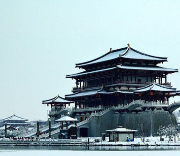 西安下雪了 一起來西安看雪景吧