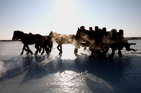 查干湖：傳統(tǒng)獵漁場(chǎng)面壯觀震撼