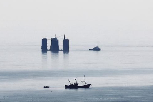 靈山灣海域 現 海市蜃樓