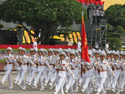 组图:越南举行国庆70周年阅兵 约三万人参加