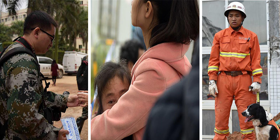 滑坡后60小時，深圳四種“表情”