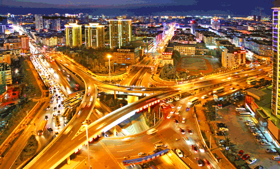 海信橋之夜  管風剛/攝