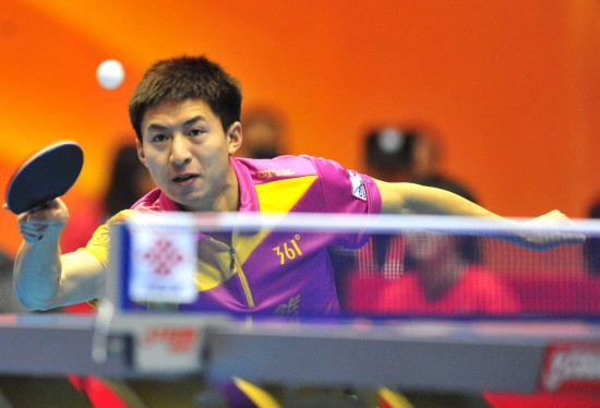 青岛乒乓球选手方博加冕世界冠军头衔