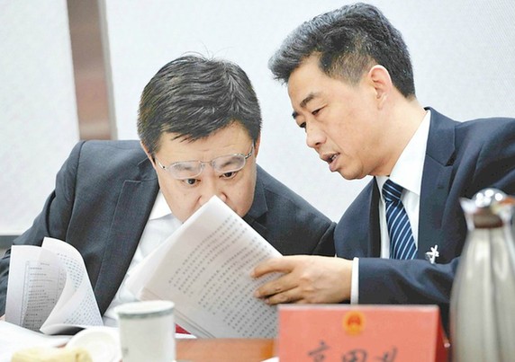 代表團(tuán)認(rèn)真審議政府工作報告