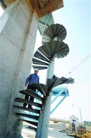 大沽河上建起亞洲閘王 觀光通道可賞美景