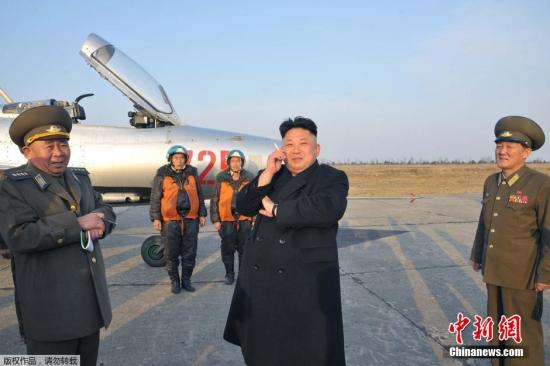 當(dāng)?shù)貢r(shí)間2014年3月19日，據(jù)朝中社報(bào)道，朝鮮最高領(lǐng)導(dǎo)人金正恩指導(dǎo)了朝鮮人民射擊賽和飛行訓(xùn)練（資料圖）