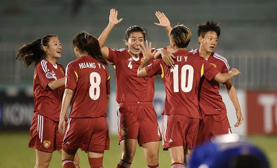 女足亞洲杯:中國(guó)7-0泰國(guó)為男足雪恥