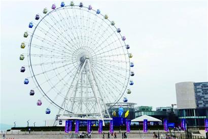山東最大摩天輪琴島之眼啟用