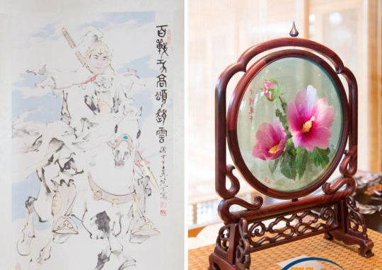 習近平贈送趙云畫像 習近平贈送趙云畫像