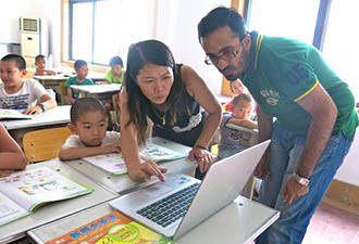 洋老師授課！李滄的兒童有福了