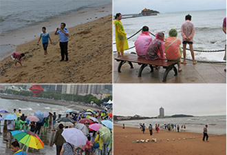 任你巨浪拍岸 我卻淡定觀海