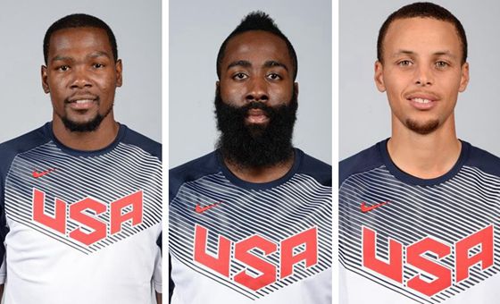 美國男籃世界杯官方照 杜蘭特哈登庫里領(lǐng)銜 美國男籃世界杯官方照 杜蘭特哈登庫里領(lǐng)銜