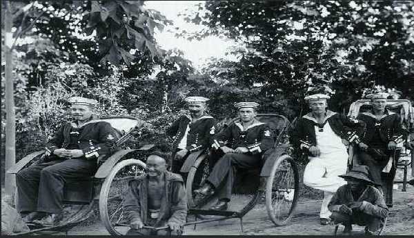 德占青島時期的德國軍官和士兵