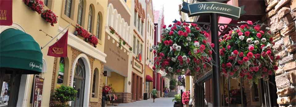 高清：實拍青島城陽首條歐式步行街 小資情調濃郁