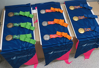 亞運(yùn)金牌原來長這樣