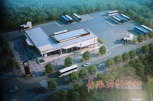 移风店城乡公交换乘站效果图