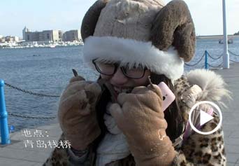 帥哥靚女寄愿新年