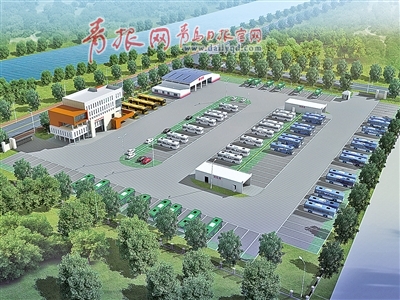 新韻路交通樞紐站效果圖 青島日報 新韻路交通樞紐站效果圖 青島日報