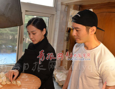 baby教黃曉明包餃子