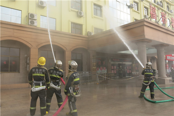 青島市北區(qū)一老年公寓起火？