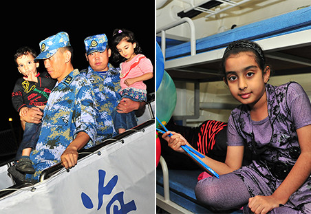 中國海軍首助10國公民撤離也門 中國海軍首助10國公民撤離也門