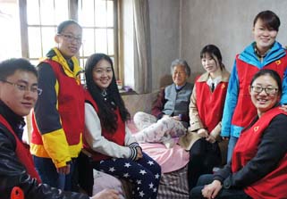 一次結(jié)對陪伴30戶空巢老人