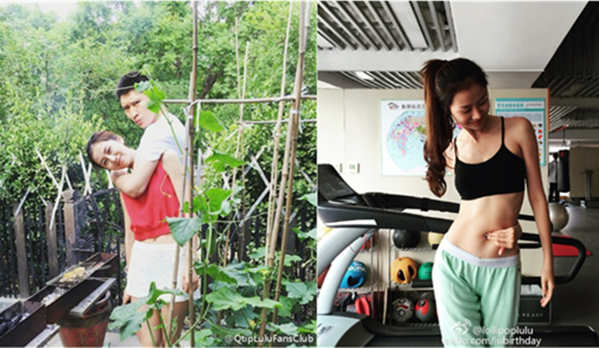 孫悅一家三口游覽動(dòng)物園 嬌妻陳露“炫腹”