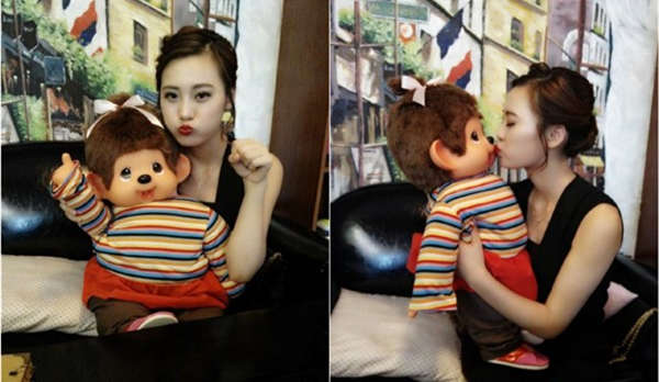 九球美女劉莎莎曬美圖：嘟嘴賣萌秀可愛