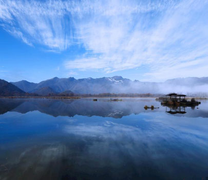 湖北神農(nóng)架大九湖濕地秋色美如畫