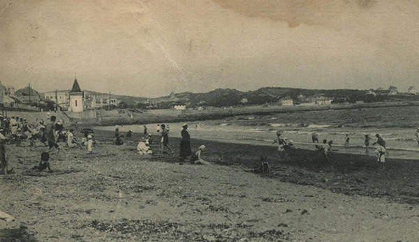 老照片：青島四大海水浴場