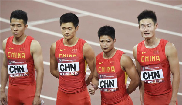 北京賽男子4x100米接力 中國隊(duì)取兩連冠