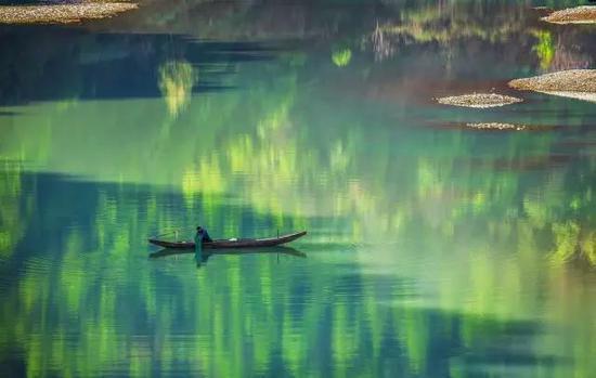 新安江 歙縣定潭附近（圖源：@方托馬斯的旅程）