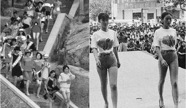 青島這組模特秀老照片，驚艷！