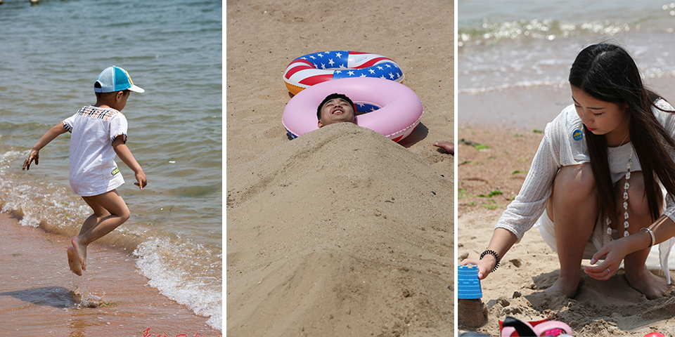 洗海澡歡樂(lè)季開(kāi)啟 一浴提前迎客