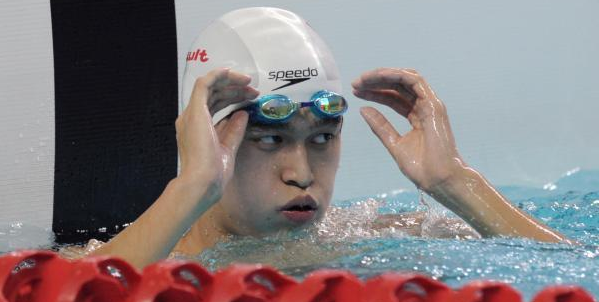 全國游泳冠軍賽1500自孫楊列第二 全國游泳冠軍賽1500自孫楊列第二